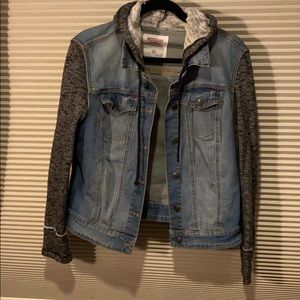 Denim Hooded Jacket